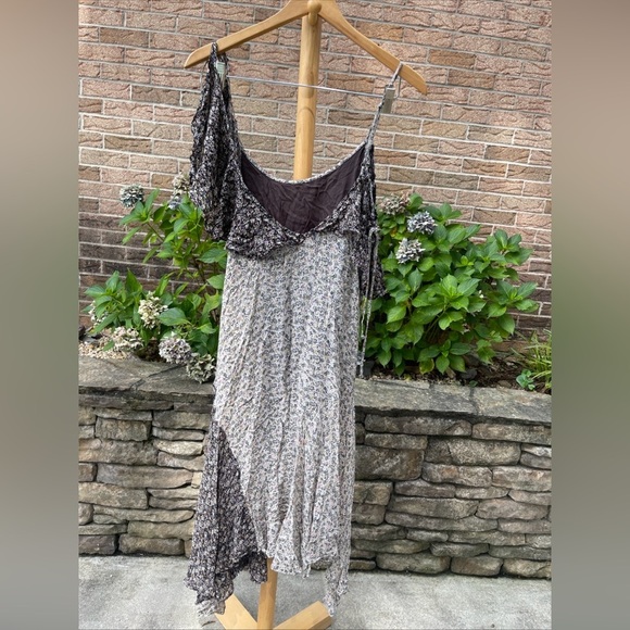 Free People Flower Patchwork Dress size S - Picture 3 of 8